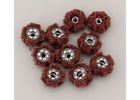 265006 Standard Abrasives Cross Buffs Diameter Medium Hp Grade Set Of