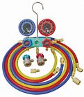 3695 Atd Tools Aluminum Deluxe Manifold Dual Gauge Set 663126036959