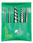 53545 Irwin Hanson Spiral Flute Screw Extractor Set