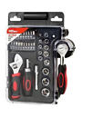 820909034513 Hyper Tough Piece Stubby Tool Set Adjustable Wrench