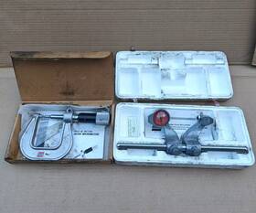2760-8500 Ammco Tools Usa Auto Brake Rotor And Drum Micrometers Vintage Model 8500 2760