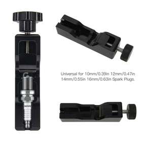 As The Description Shows 844380270843 Spark Plug Tool Metal Black Solid Caliper Gapper For 10mm 12mm 14mm 16mm