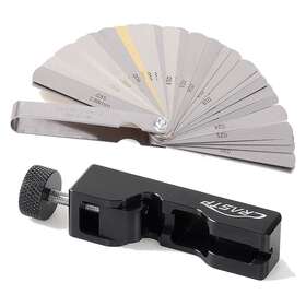 Btd025-bk-us Batu 32 Blades Metric Feeler Gauge Gap Filler Measuring Tools With Spark Plug Tool