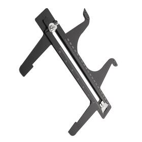 Bv93aq Bfo Brake Drum Gauge With Knurled Knob Tool 6-1/2 Inch To 14-1/4 Resetting
