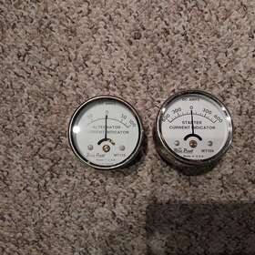 Mt109 Blue Point Mt110 Vintage Blue-point/snap-on Dc Amp Gauges Mt109/mt110