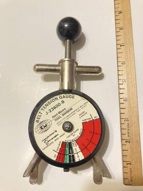 J-23600-b Borroughs Belt Tension Gauge Tool Usa Kent-moore Manufactured By Nice