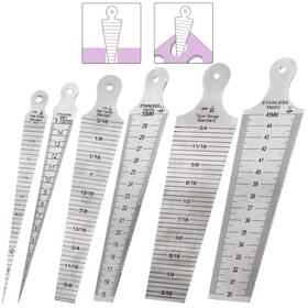 S2426 Brand Swpeet 3 Pack Stainless Steel 5/8 Inch 5/6 9/5 - 15mm 30mm 45mm Taper Gage