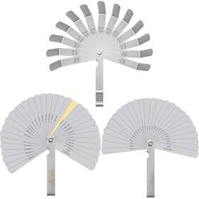 Lar-x405 Brand Weewooday 3 Pcs Straight And Angled Stainless Steel Feeler Gauge Dual Inch
