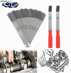 Buqp280 Bu-auto Offset Valve Tappet Gauge Set A308 Premium 11-blade Feeler 0.004 Inch To 0.014