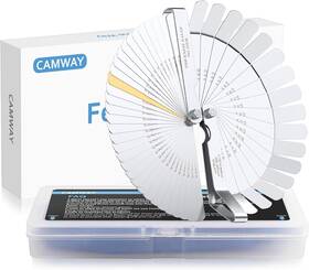 Cam052euitl Camway 2pcs Feeler Gauges Stainless Steel - Straight And Angled Silver