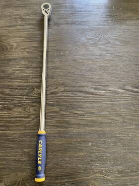 R12xl48 Carlyle Hand Tools 1/2 Drive Extra Long Teardrop Ratchet