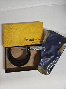 32rl Central Tool Co #32rl 2 Inch -3 Micrometer Spindle Lock And Friction Stop