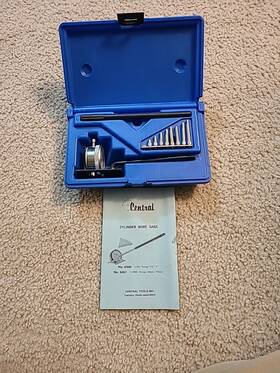 6461 Central Tools 6460/6461 Model No. 6460 Cylinder Bore Gage Set 2-1/4 Inch 7 With Storage Case