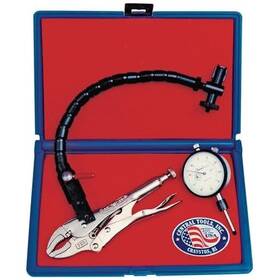 6450 Central Tools 780538005097 Rotor Run-out Ball Joint Gauge 1 Inch Range 2.25 Indicator