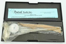 Central Tools Dc6628 Vintage Nos 0-6 Inch Stainless Steel Dial Caliper With Case