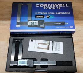 Cornwell Tools Pic100040 Electronic Digital Rotor Gauge Inch Mm Fraction Works