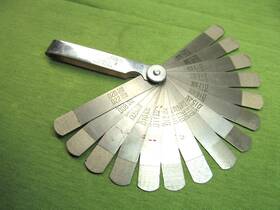 40803 Craftsman Vintage No. Go-no-go Feeler Gauge - Made In Usa Sae/mm
