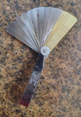No-40811 Craftsman Vintage No 40811 Feeler Gauge