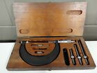 Dj4-695 Craftsman Micrometer Inch Complete In Wood Box