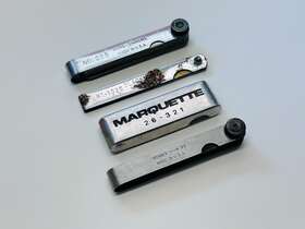 Mt-1020 Dura-chrome Blackhawk Bonney 225 26-321 K-53 Vintage Usa 4pc Ignition Feeler Gauge And Cleaner Set Lot