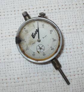 014755 Enco Vintage 0-1 Dial Indicator .001 Inch