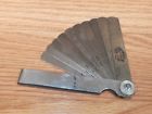 Fg-1 New Britain Vintage Swedish Steel Feeler Gauge Blades Made In