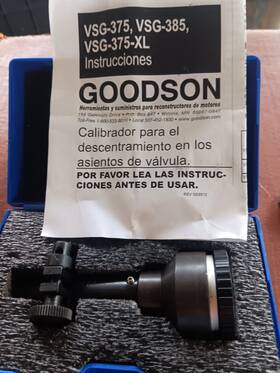 72-644-200-0 Fowler Goodson Valve Seat Runout Guage .375 Inch Pilot Kit No. 5560 72-644-200