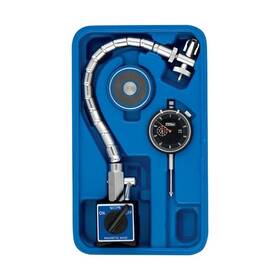 72-585-500 Fowler High Precision Chrome Flex Mag To 1 Inch Sae And Metric Black Face Dial