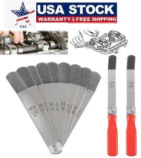 Fxqp280us01 Fx-motor A308 Offset Valve Tappet Gauge Set 11-blade 0.004 Inch To 0.014 With Two Red Handles