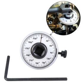 H-yeeu 765629225103 Drive Torque Angle Gauge Meter 360 Degree 1/2 Inch Rotation Measure Tool Wrench