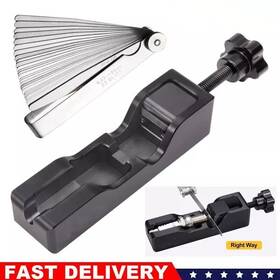 Hiwowsport 753848975954 Spark Plug Gap Tool And 32 Blades Metric Feeler Gauge Filler Measuring Tools