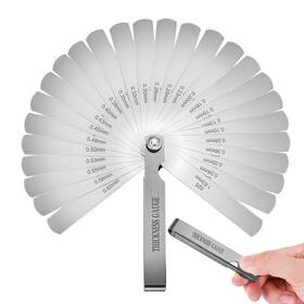 Wnn-049 Hslcgf 26 Blade Stainless Steel Feeler Gauge Metric And Sae 0.04 0.63mm