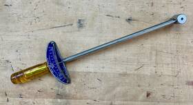 8099-1 Indestro 8099-1/2h Vintage Super 12 Inch Torque Indicator Wrench 1/2 Drive 150 Ft/lb