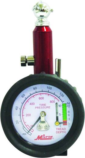 S-934 Industries S934 Dial Tire Pressure Gauge - Single Head Tread Depth