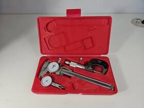 650405 Jet 3 Piece Caliper Micrometer Indicator Set Preowned