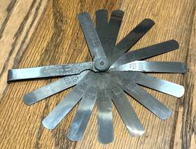 J-5345-4 Kent-moore Tools Piston Ring Gap Feeler Gauge Folding Set 3 Long Metric Sae