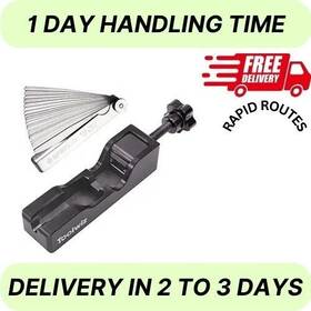 Lencool Racing 726223507453 Universal Spark Plug Gap Tool 32 Blades Metric Feeler Gauge Filler Measuring