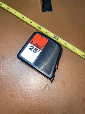8325 Lufkin Vintage Usa 25 Foot Yellow Blade Tape Measure