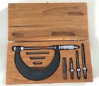 M04-lnr Tumico Used Micrometer Set Wood Box Inch