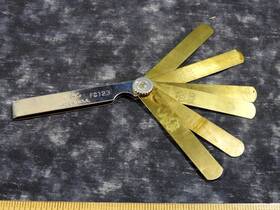 Fg123 Mac Tools Brass Feeler Guages Sae And Metric