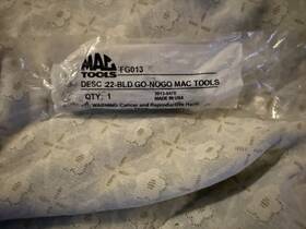 Fgo13 Mac Tools 22 Blade Go-nogo Feeler/measuring Guage