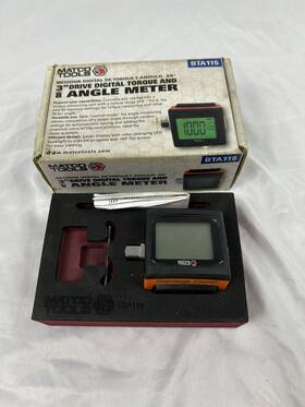 Bta115 Matco Tools 3/8 Inch Drive 6-115 Lbf. Ft Digital Torque And Angle Meter