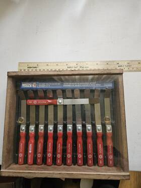 Fg10cg Matco Tools Usa 11x Red Handle E-z Grip Feeler Gauge Complete Set 1