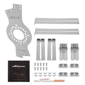 4ev8u2 Maxpeedingrods 4-lug Wheel Alignment Gauge For 4x98 4x100 4x108 4x110 4x114.3 4x130 Steel