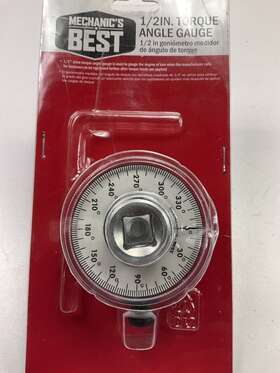 Tr25424 Mechanics Best 1/2 Inch Torque Angle Gauge