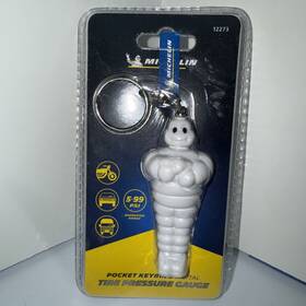 1901-12273 Michelin Tire Pressure Tool Collectable New Cars Racing Key Chain Digital