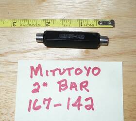 Mitutoyo 167-142 Vintage 2 Inch Bar For Micrometer Japan
