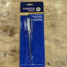 77-2898 Napa Carlyle Tools In-line Brake Pad Thickness Gauge Lifetime Warranty