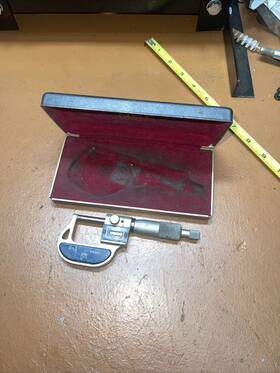 550-601 Nsk 550601 Vintage Rolling Digital Dial Micrometer 0-1 Inch Range .0001 - Japan