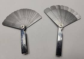 Oem Tools 25025 25024 Feeler Gages 2 22 Blades Plus 26 Used Condition